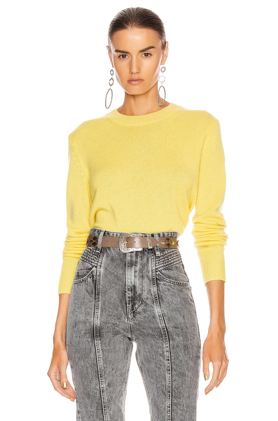 Isabel Marant Cyllia Sweater in Yellow | FWRD