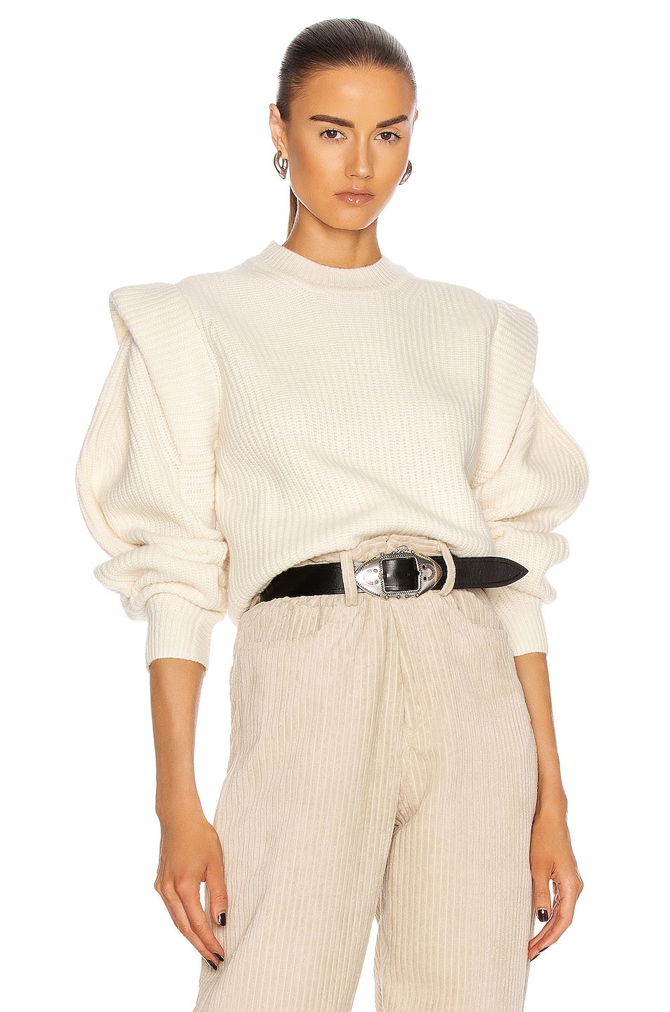 Image 1 of Isabel Marant Bolton Cashmere Sweater in Ecru