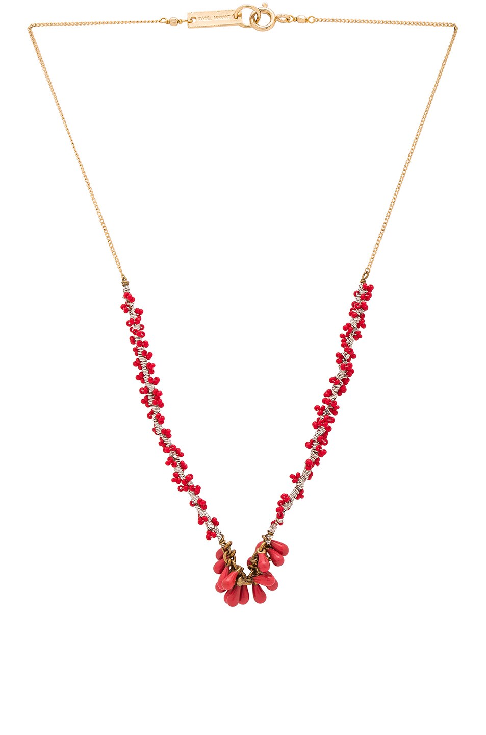 Image 1 of Isabel Marant Tanger Necklace in Red
