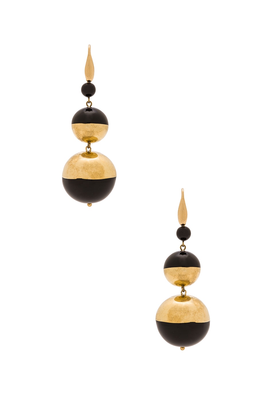 Image 1 of Isabel Marant Peace On Earth Earrings in Black