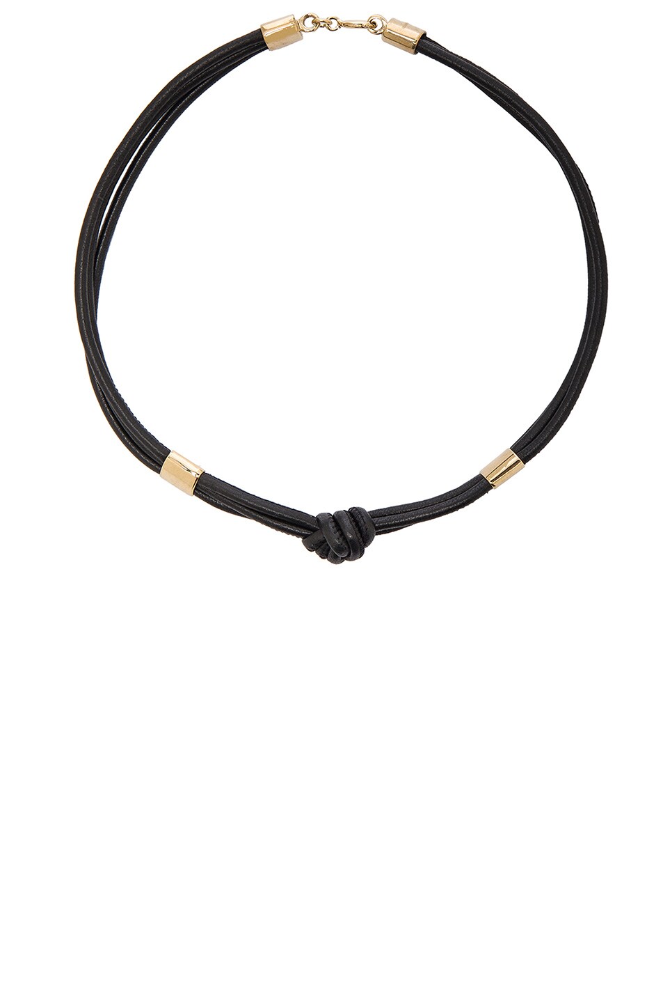 Image 1 of Isabel Marant Cravanes Necklace in Black & Gold
