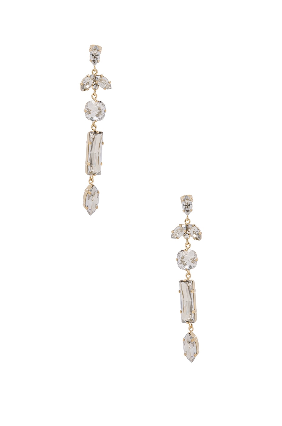 Image 1 of Isabel Marant Mirror Earrings in Transparent