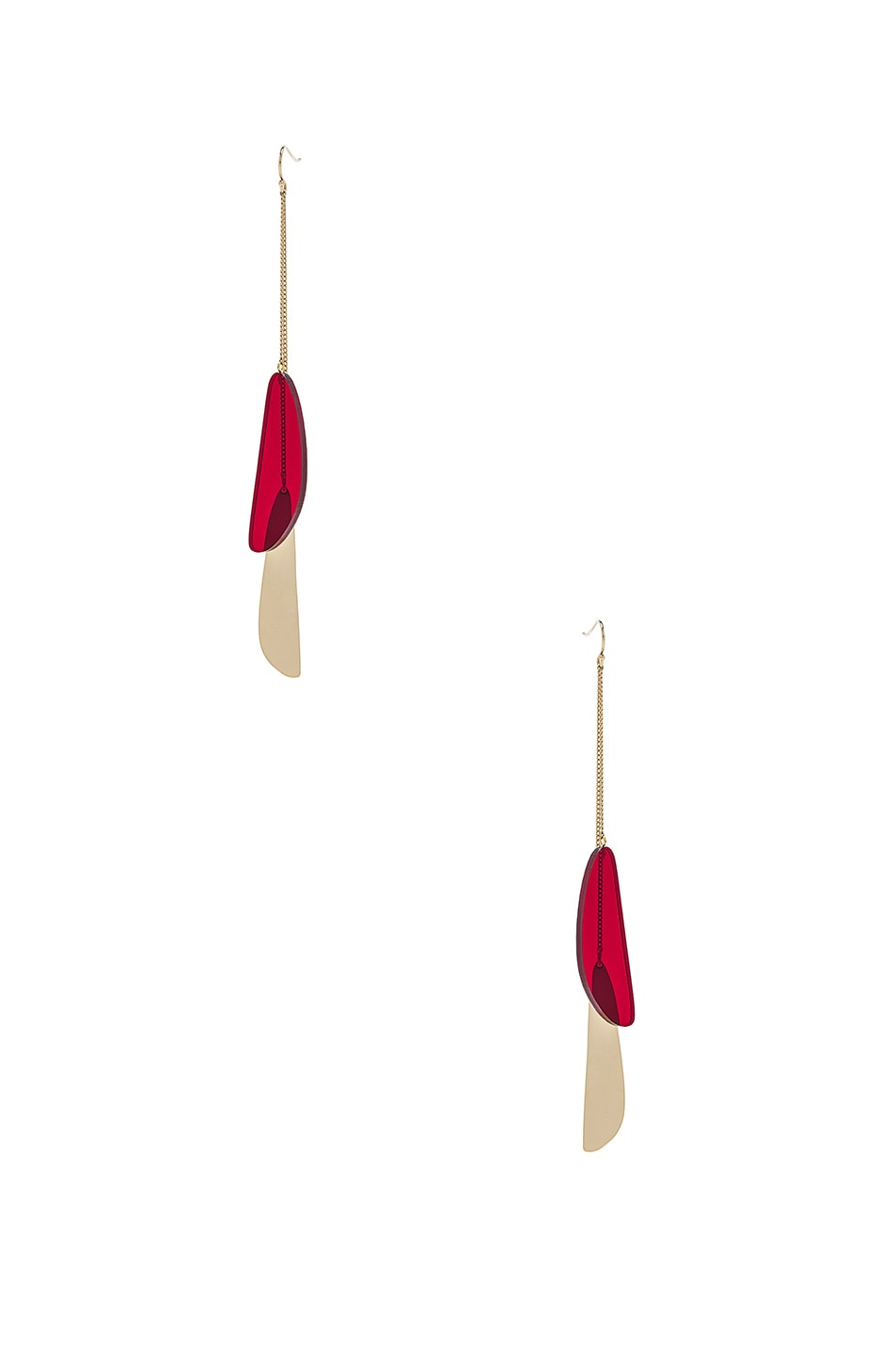 Image 1 of Isabel Marant Drop Earrings in Red