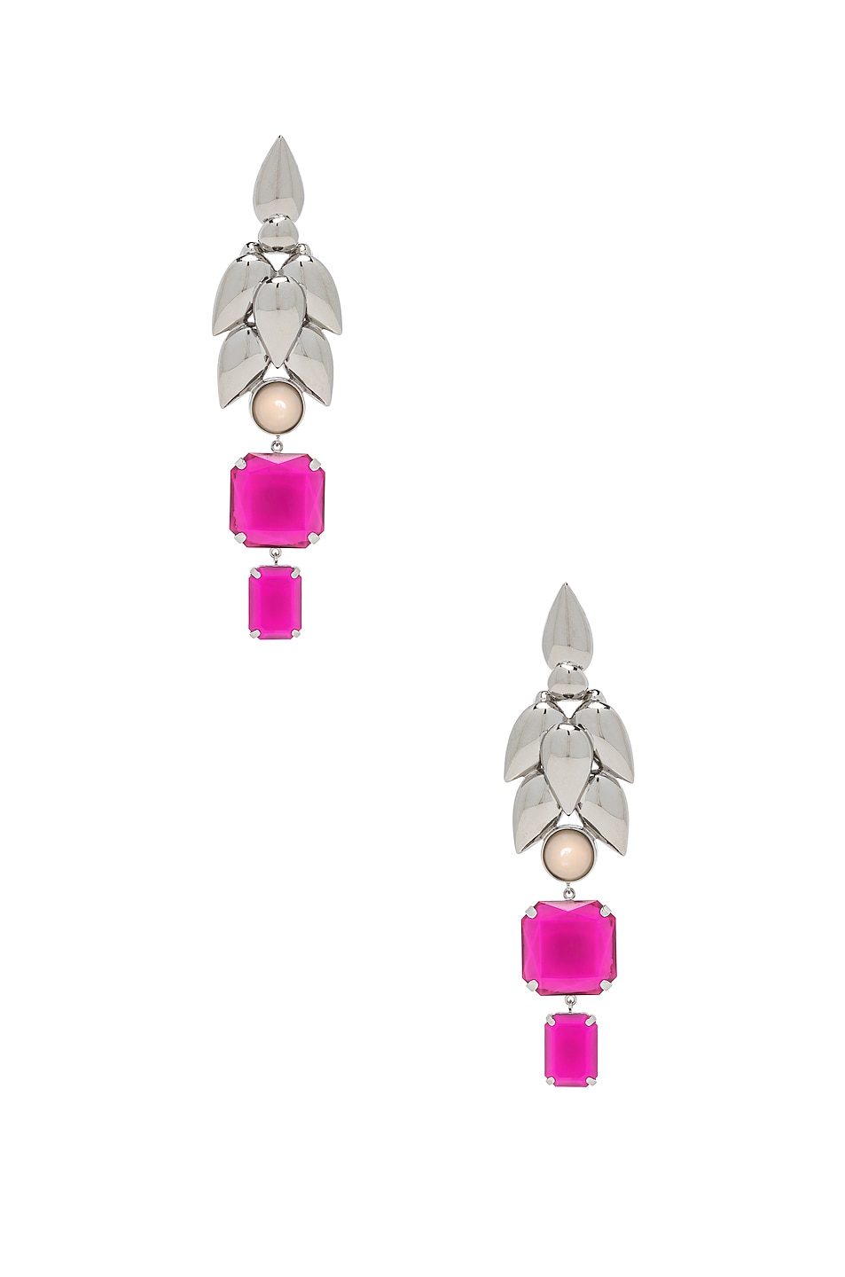 Image 1 of Isabel Marant Pop Bunch Earrings in Fuchsia