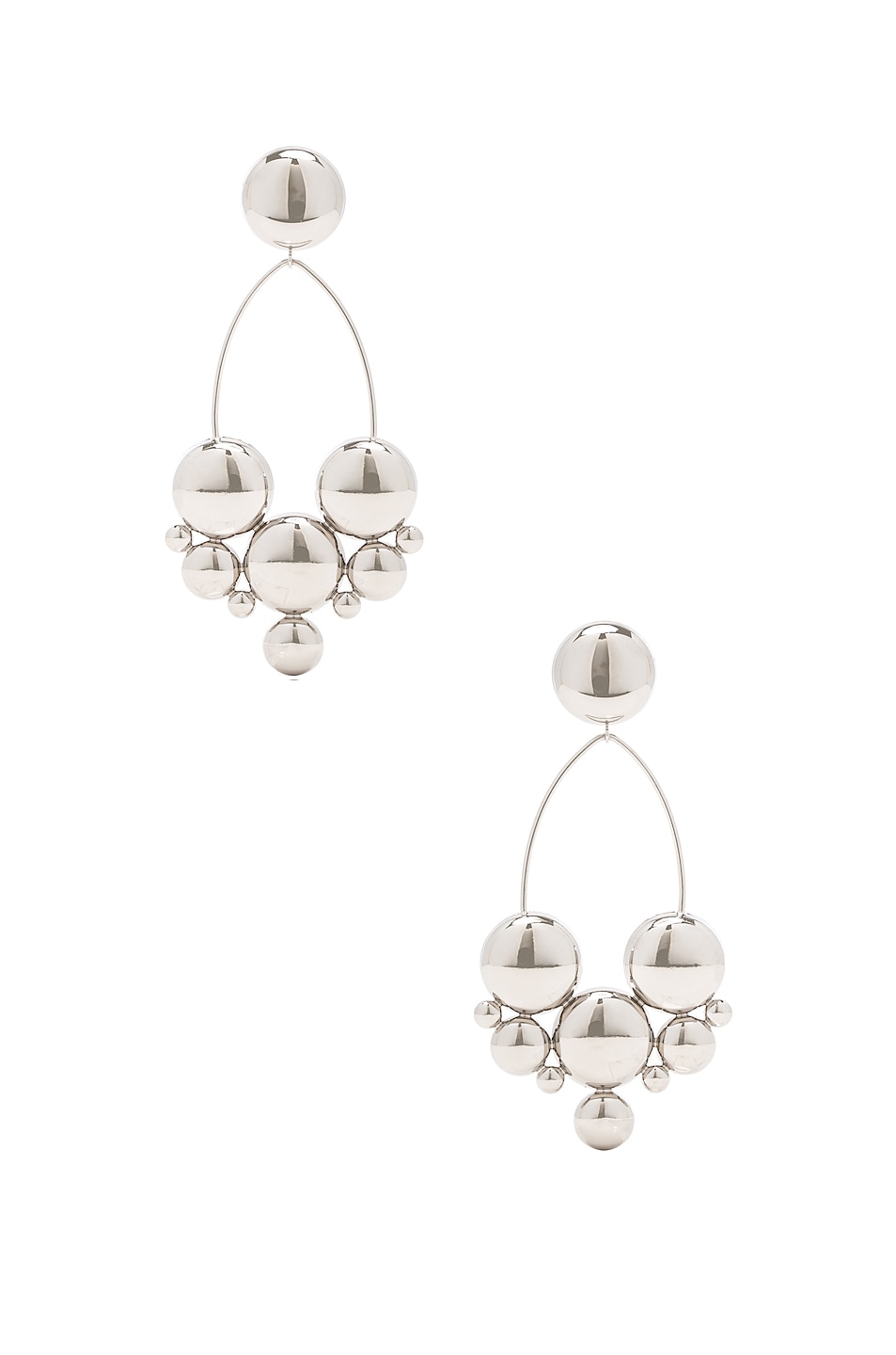 Image 1 of Isabel Marant Boo Earrings in Silver