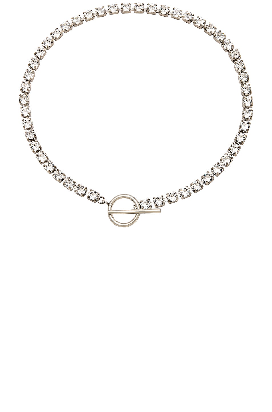 Image 1 of Isabel Marant Melting Necklace in Transparent & Silver
