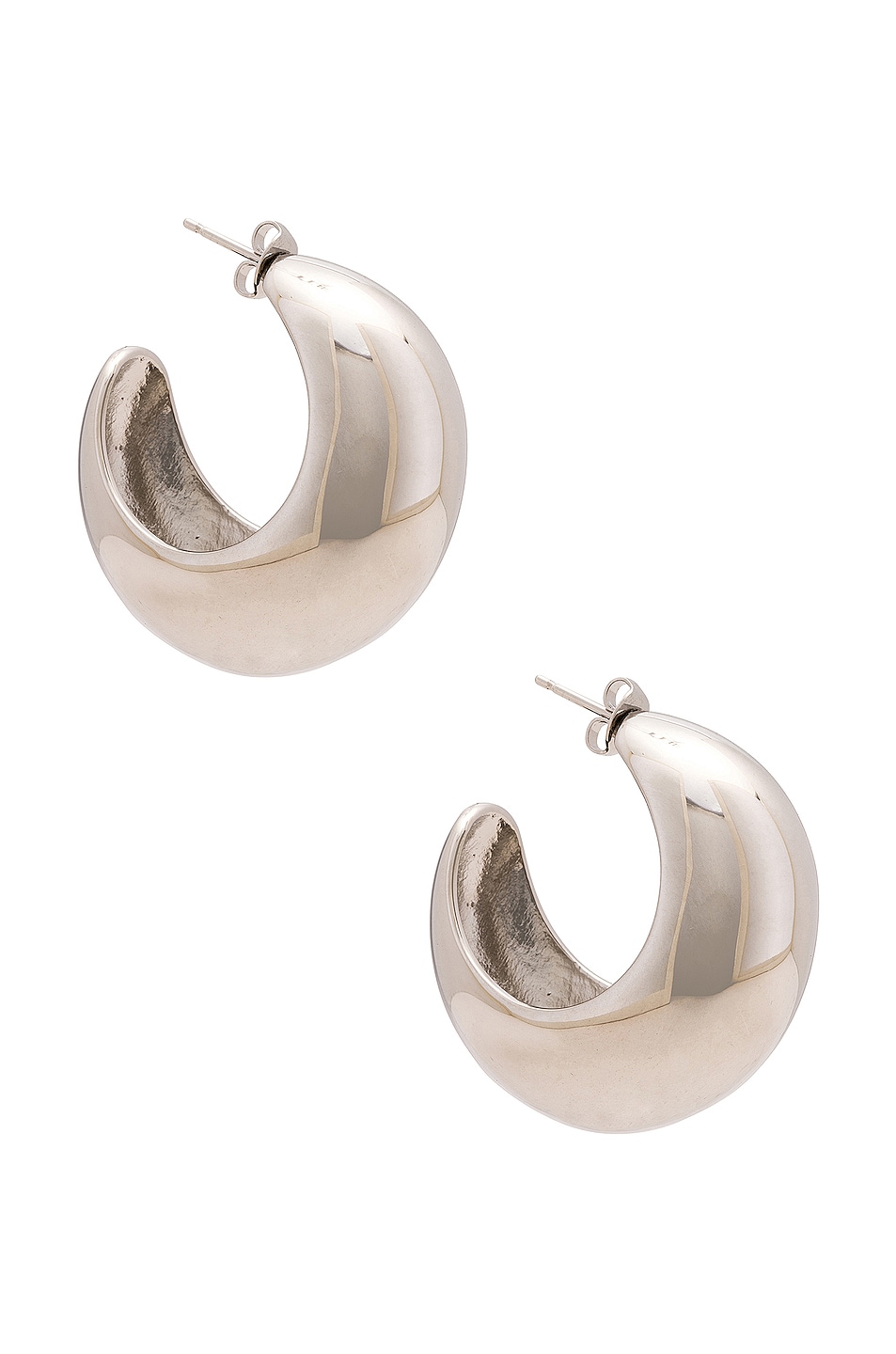Image 1 of Isabel Marant Large Hoop Earrings in Silver