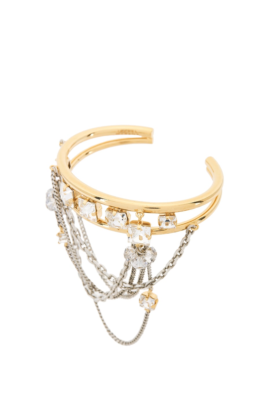 Image 1 of Isabel Marant Jodie Bangle Bracelet in Silver & Dore