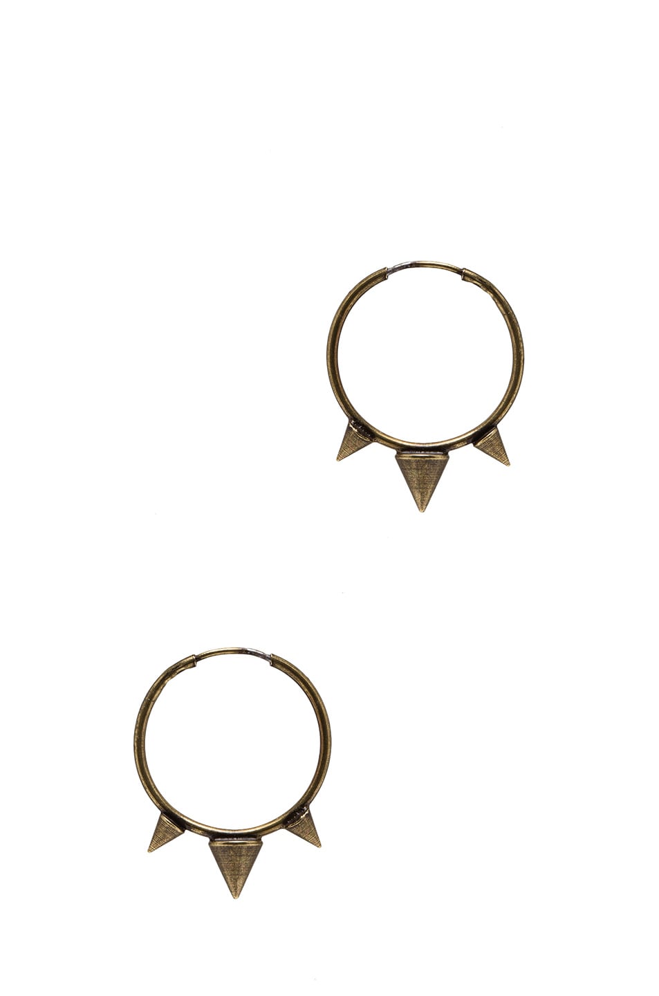 Image 1 of Isabel Marant Downtown Hoop Earrings in Gold