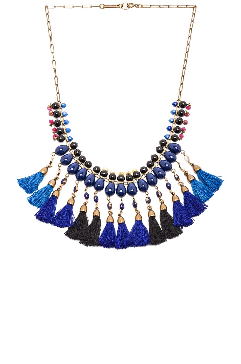 Isabel Marant Mild Tassel Necklace in Blue | FWRD