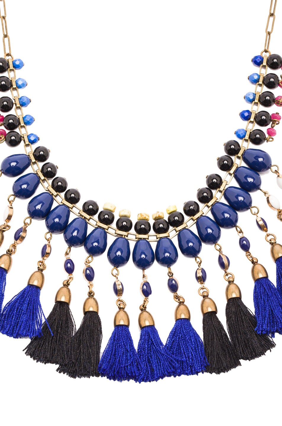Isabel Marant Mild Tassel Necklace in Blue | FWRD
