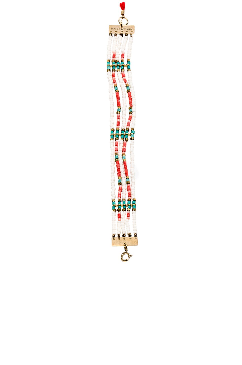 Image 1 of Isabel Marant Tribut Beaded Bracelet in Ecru