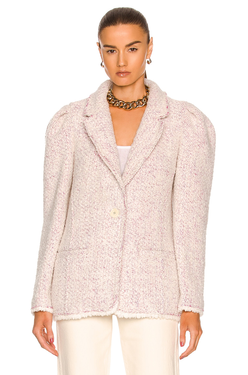 Isabel Marant Iladomo Jacket in Light Pink | FWRD