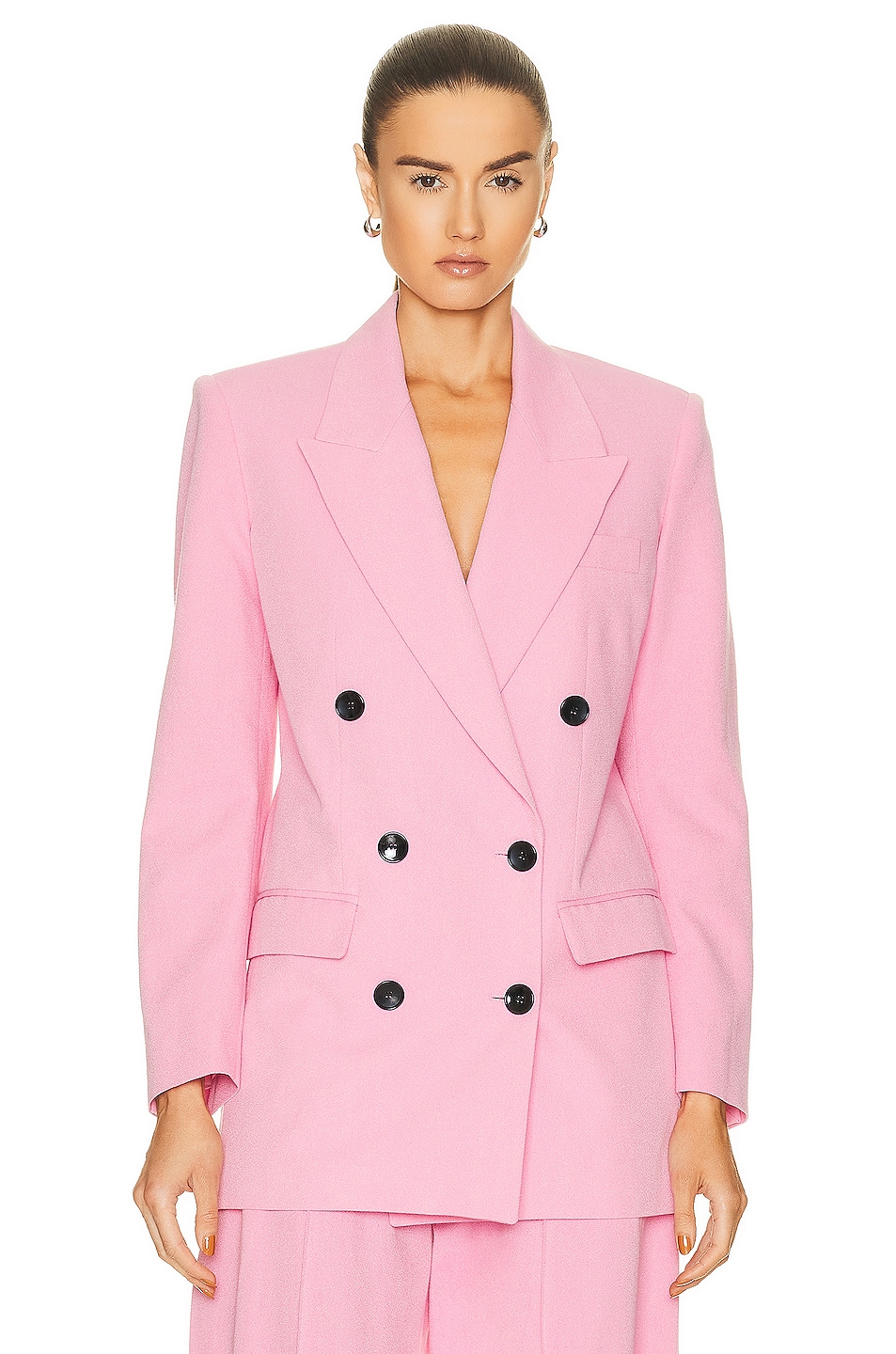 Image 1 of Isabel Marant Nevim Check Coat in Pink
