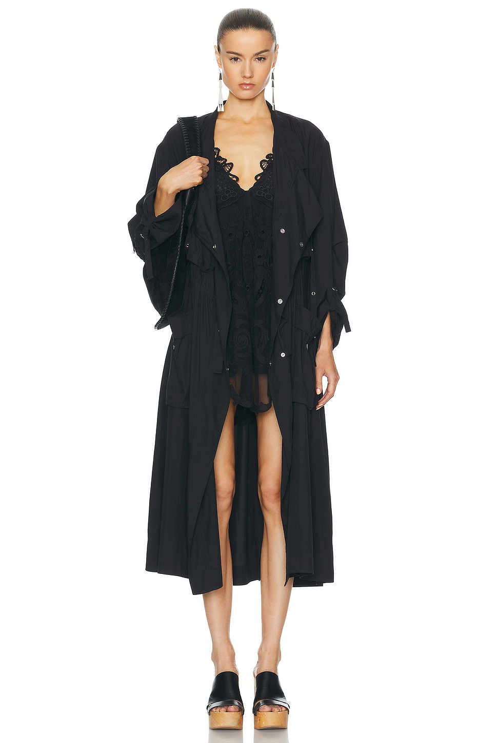 Image 1 of Isabel Marant Garance Coat in Faded Black