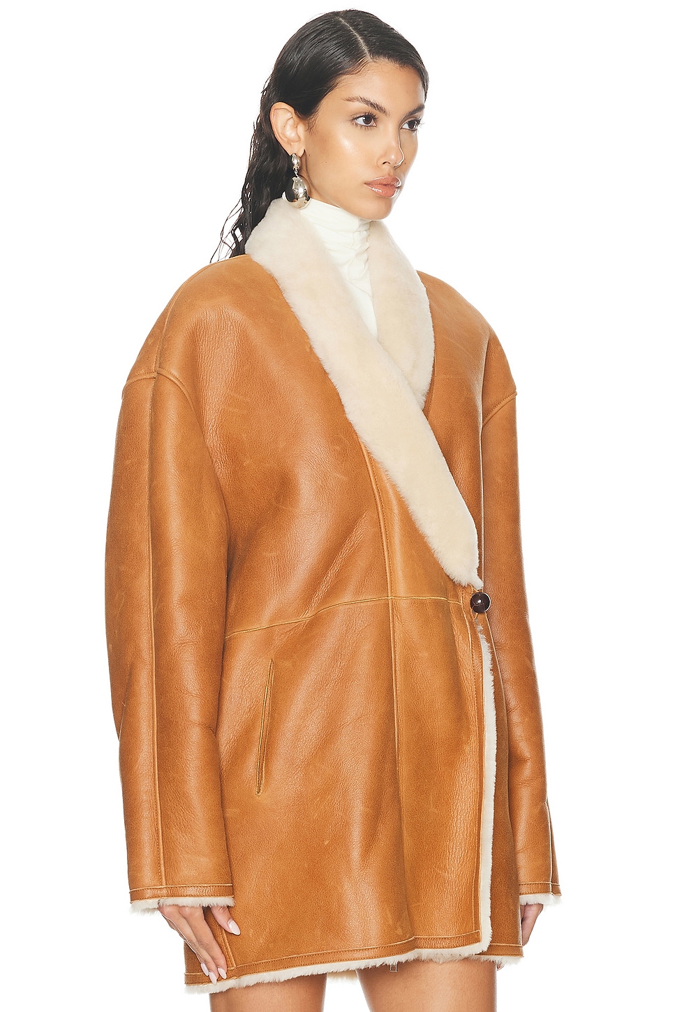 Isabel Marant Mantel Elanore In Cinnamon
