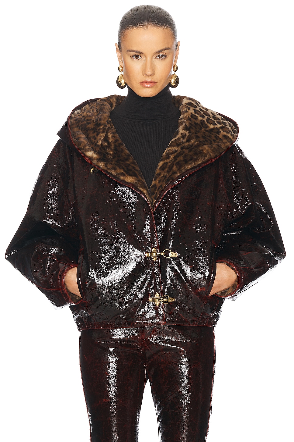 Image 1 of Isabel Marant Lanniya Jacket in Cherry