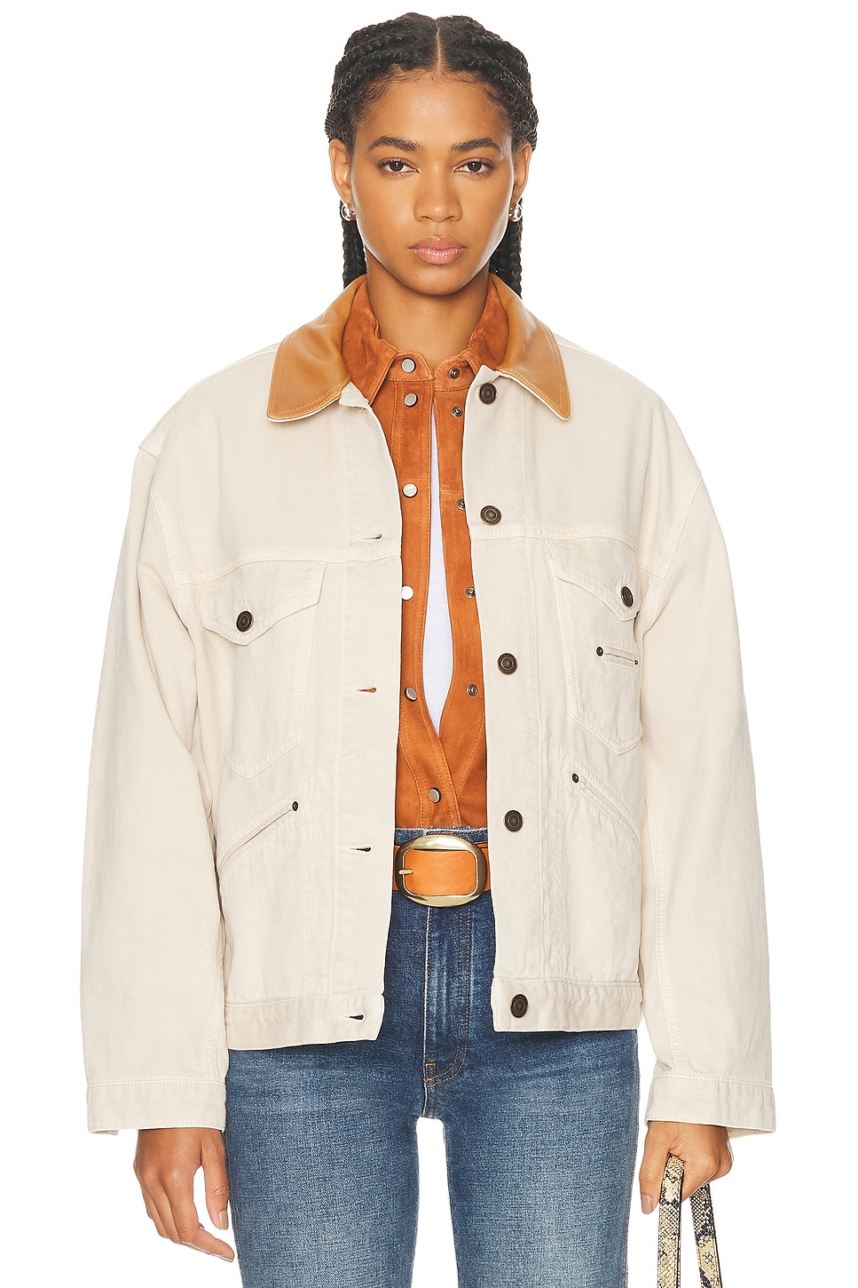 Petunia Jacket in Beige