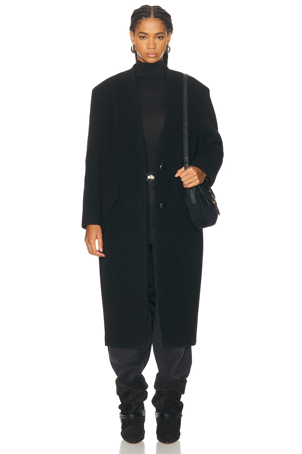 Florane Coat in Black