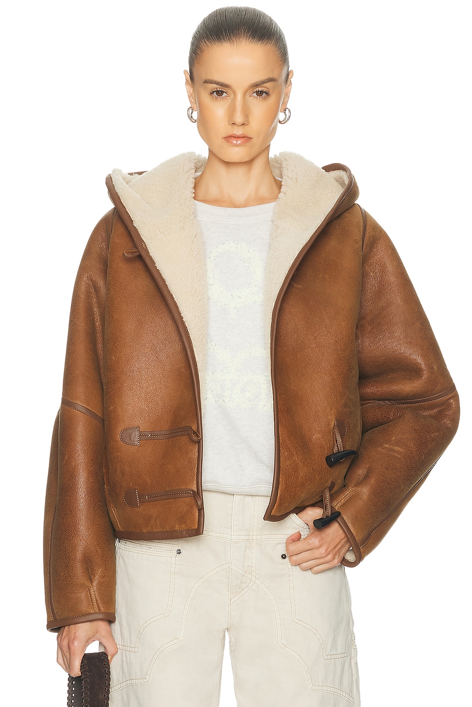 Isabel Marant Amiel Coat In Brown