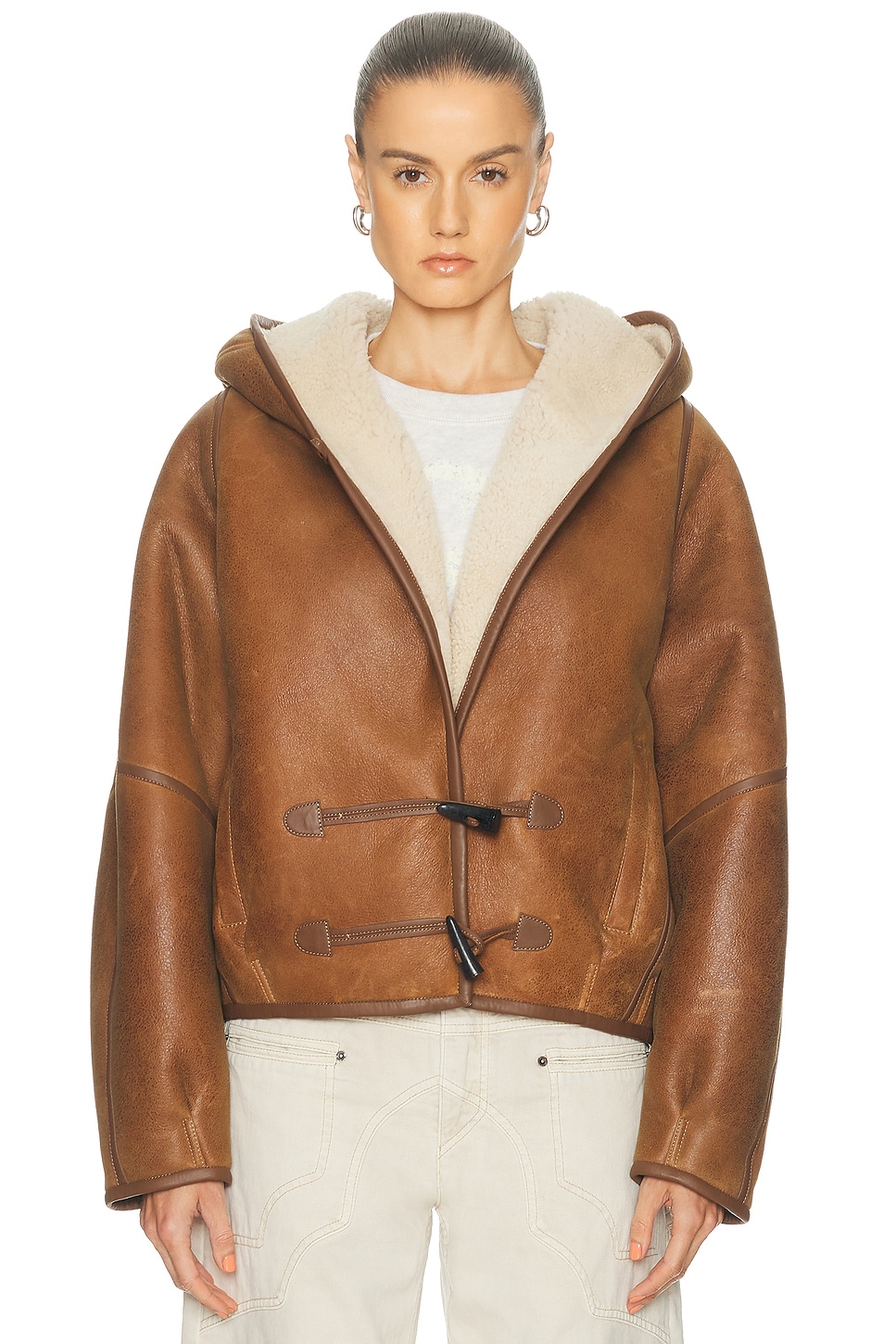 Isabel Marant Amiel Coat In Brown