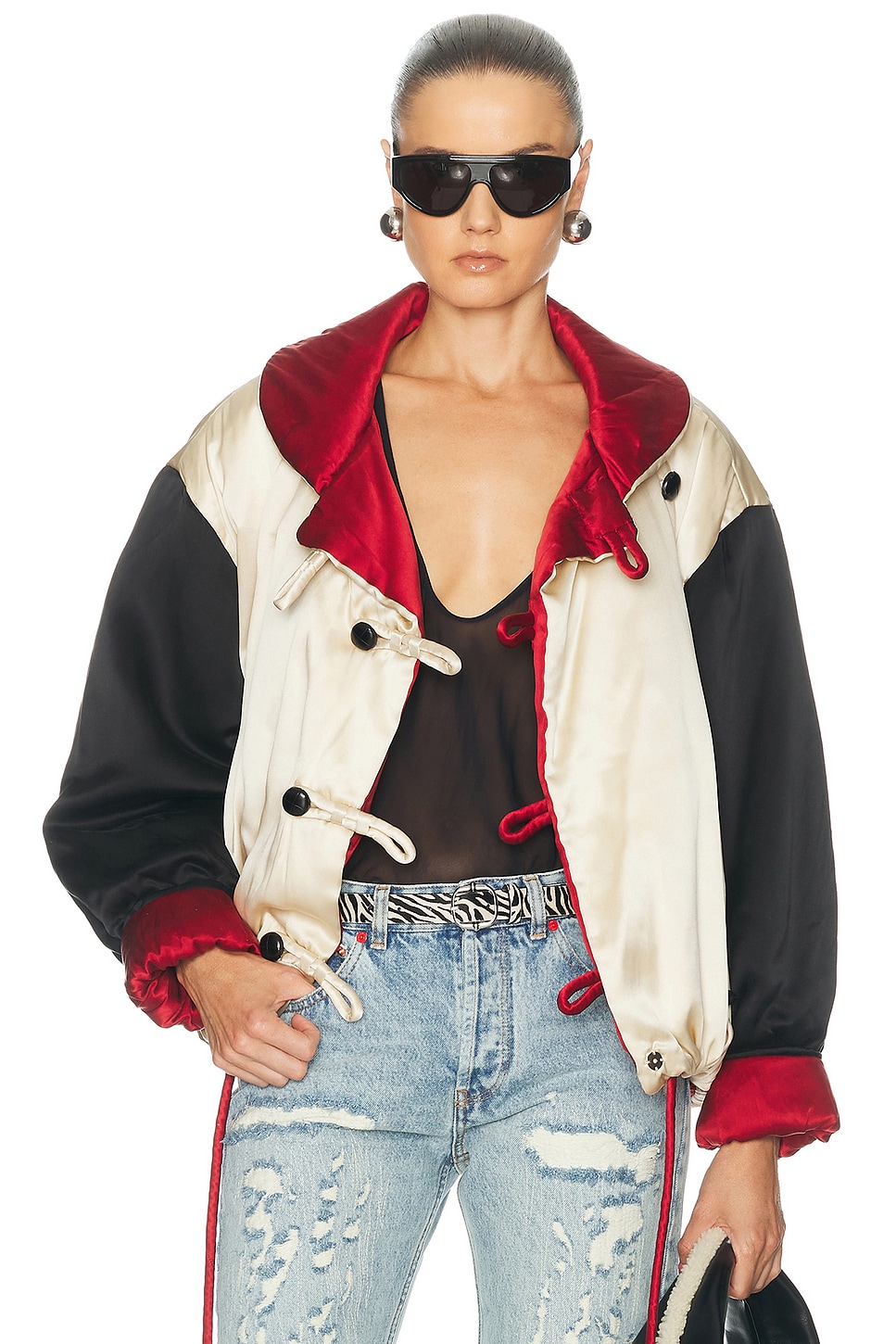 Isabel Marant Bleza Reversible Jacket in Beige