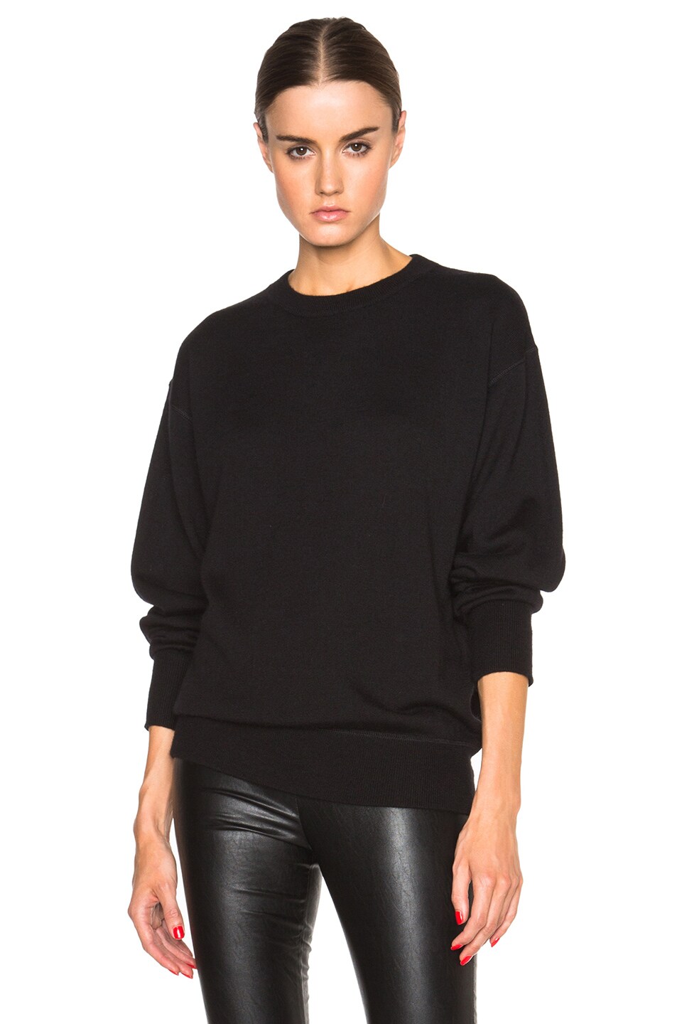 Image 1 of Isabel Marant Fiji Cashmere Silk Sweatshirt in Black