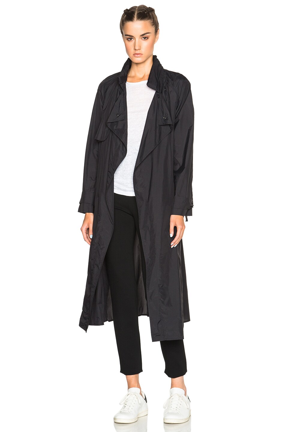 Image 1 of Isabel Marant Dracen Rain Coat in Black
