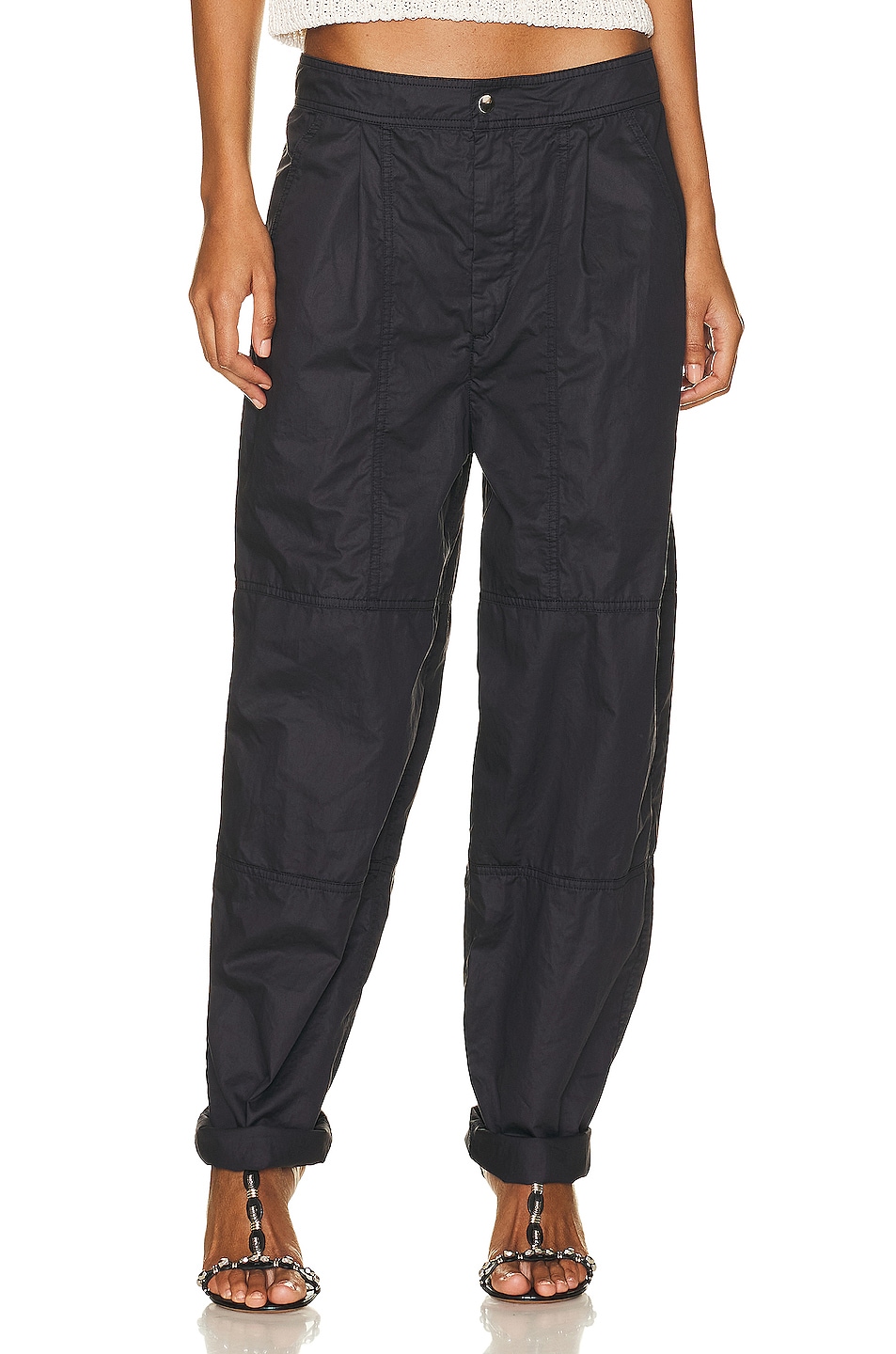 Image 1 of Isabel Marant Nilma Pant in Faded Black
