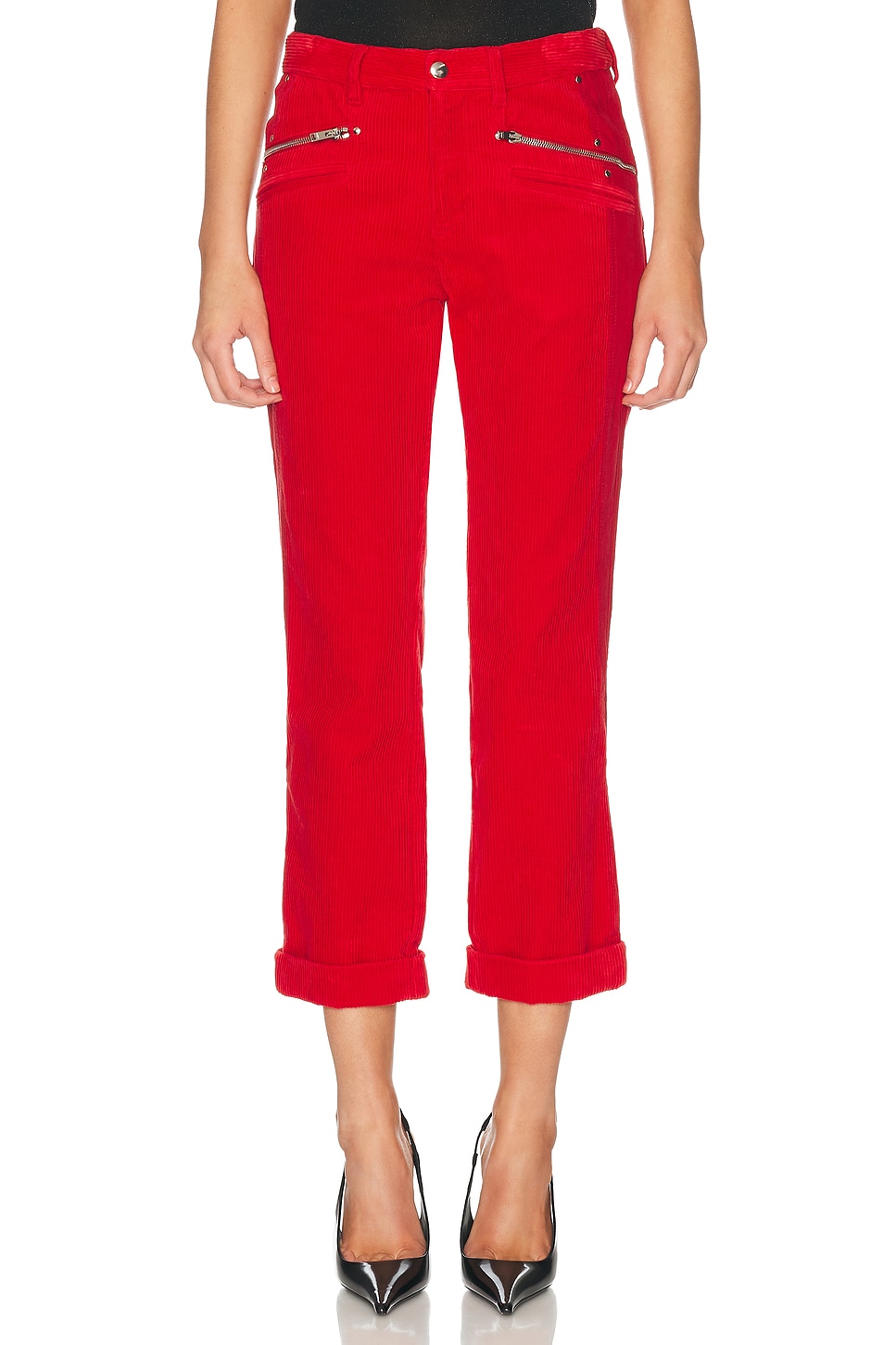 Isabel Marant Revene Pant in Red