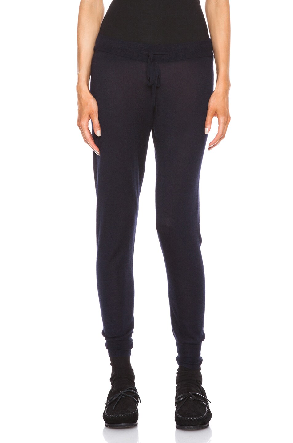 Isabel Marant Tyron Cashmere-Blend Sweatpant in Midnight | FWRD