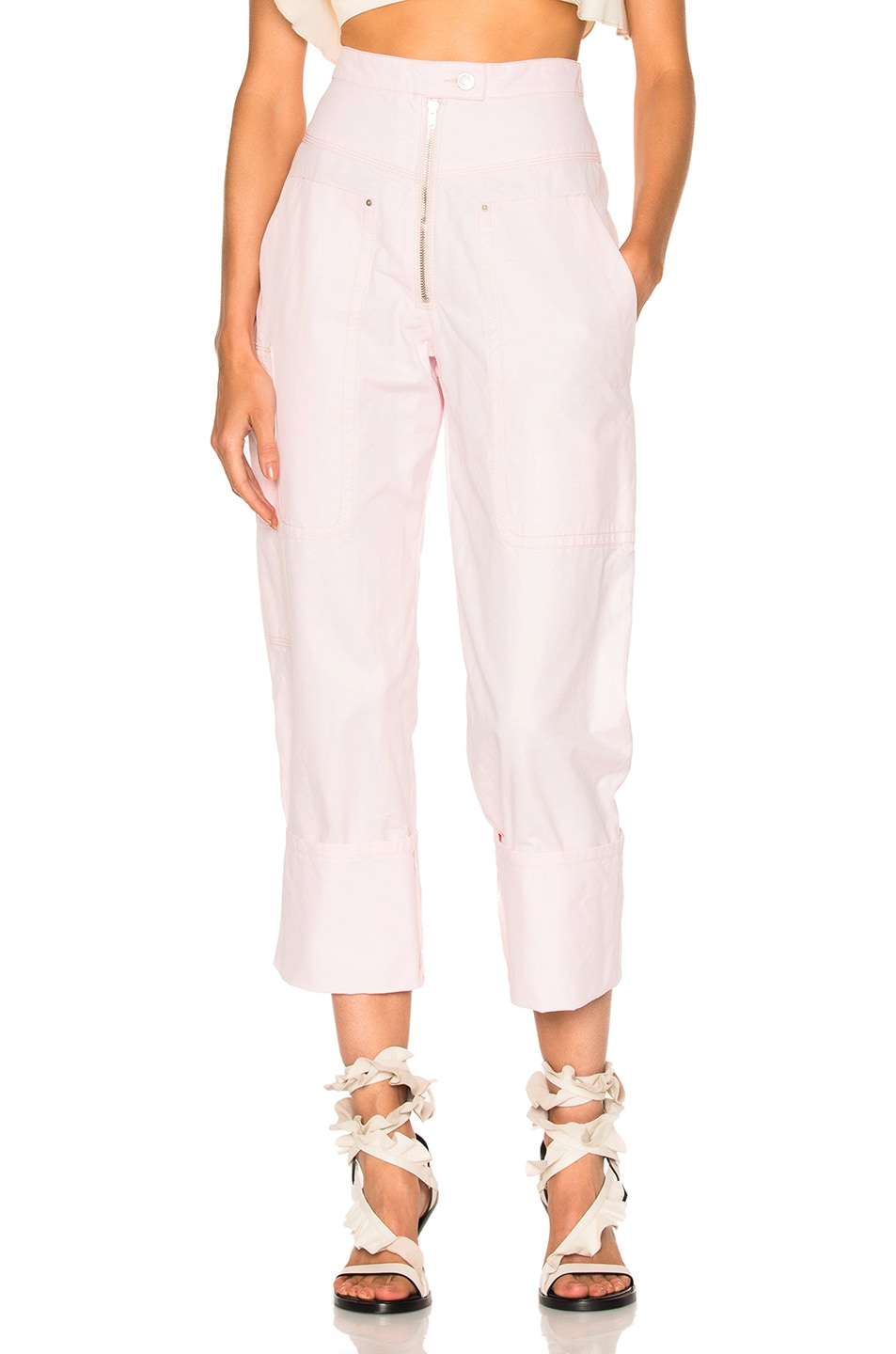 Image 1 of Isabel Marant Duke Pants in Light Pink