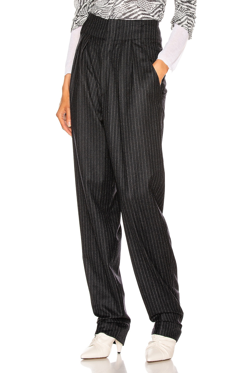 Image 1 of Isabel Marant Magali Pant in Anthracite