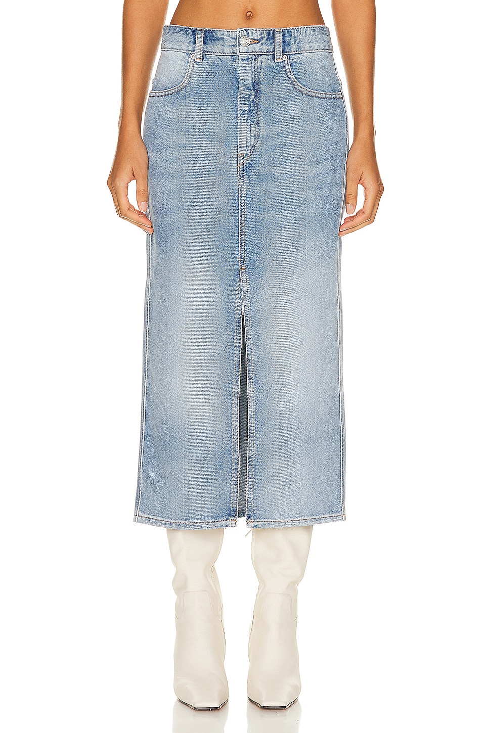 Image 1 of Isabel Marant Julicia Skirt in Ice Blue