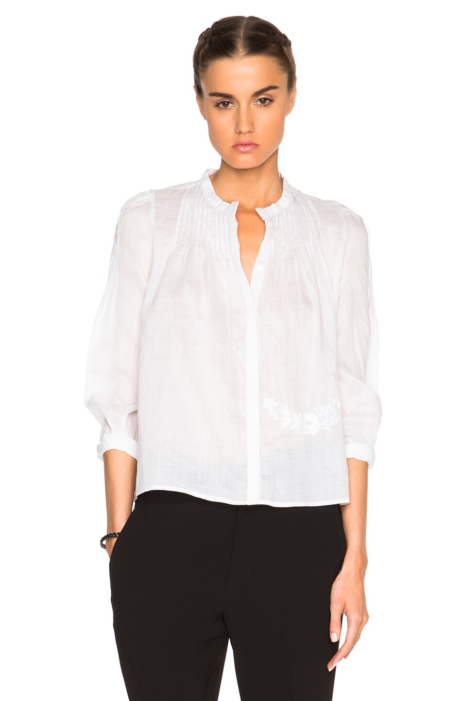 Image 1 of Isabel Marant Rieti Milas Item Top in White