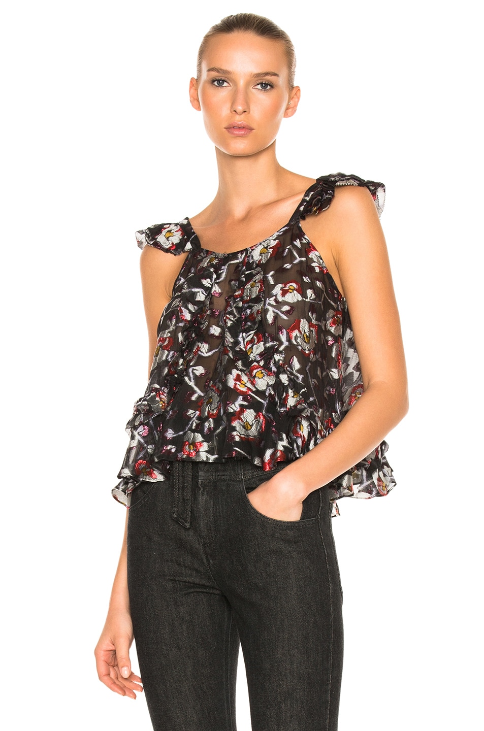 Image 1 of Isabel Marant Piety Top in Blue