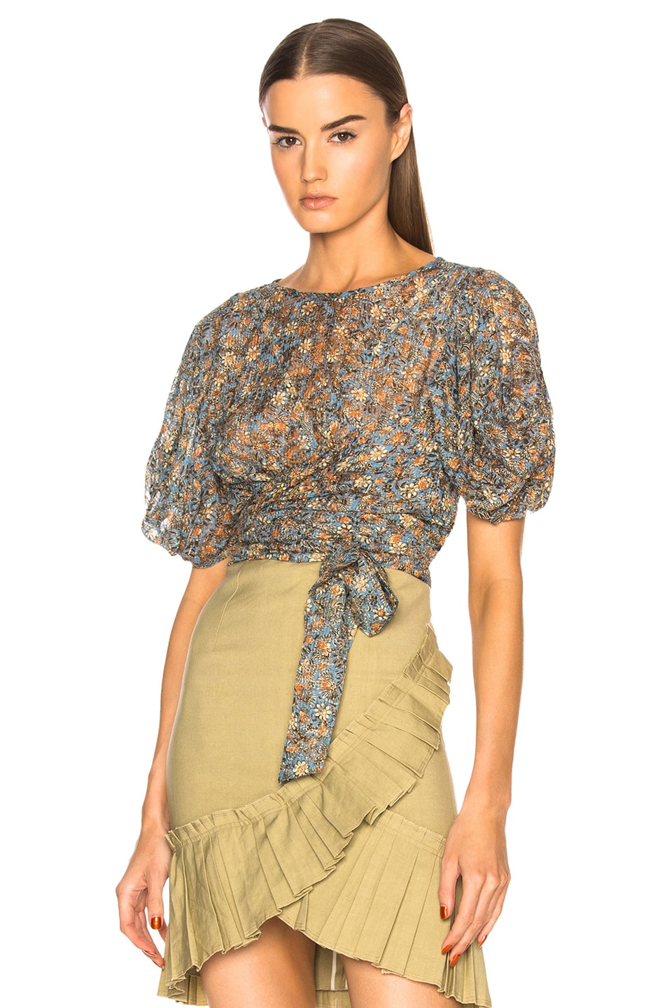 Image 1 of Isabel Marant Fleming Top in Blue