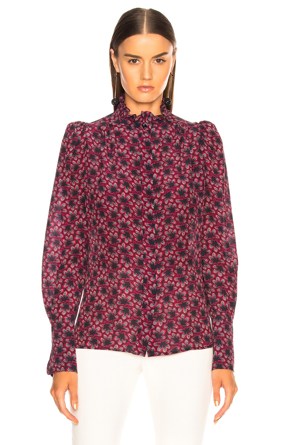 Image 1 of Isabel Marant Lamia Top in Midnight
