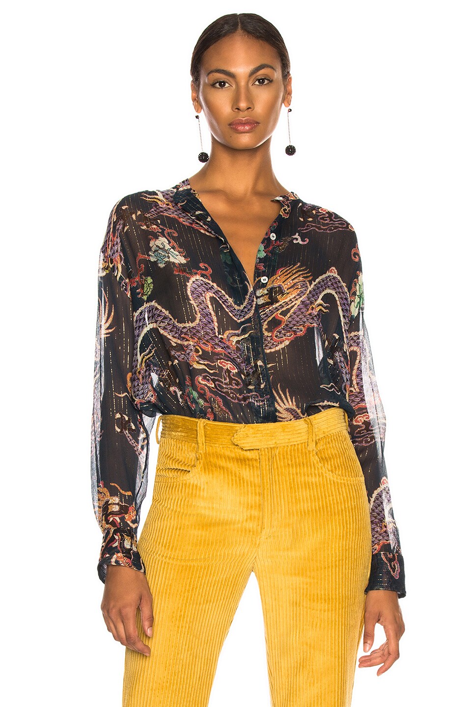 Image 1 of Isabel Marant Daws Top in Midnight