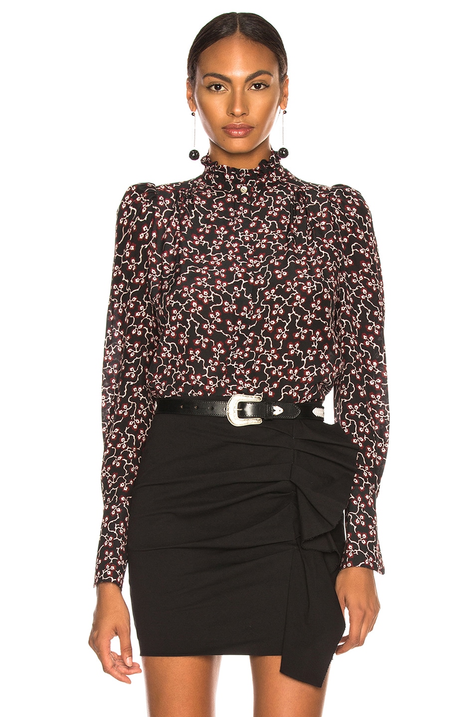 Image 1 of Isabel Marant Lamia Top in Black
