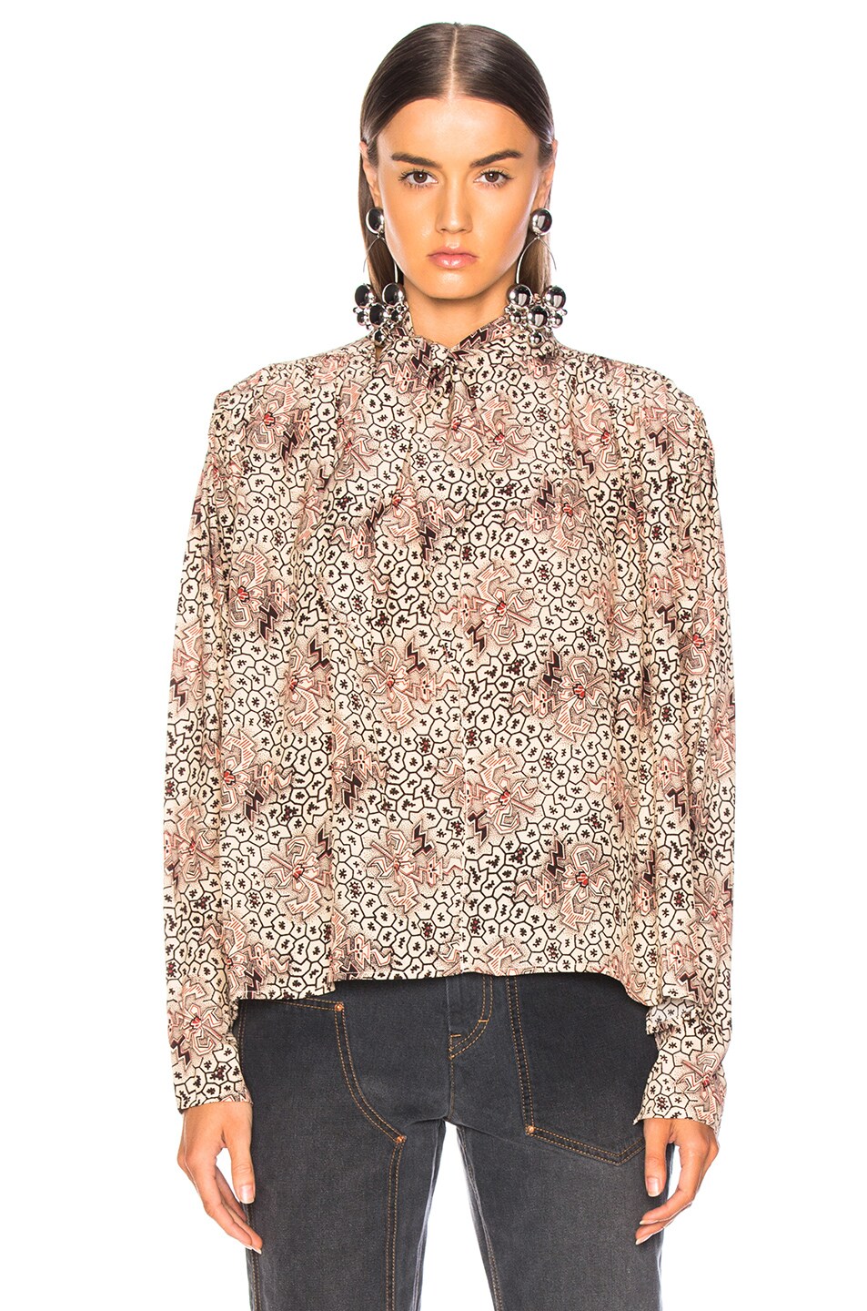 Isabel Marant Higi Top in Beige | FWRD