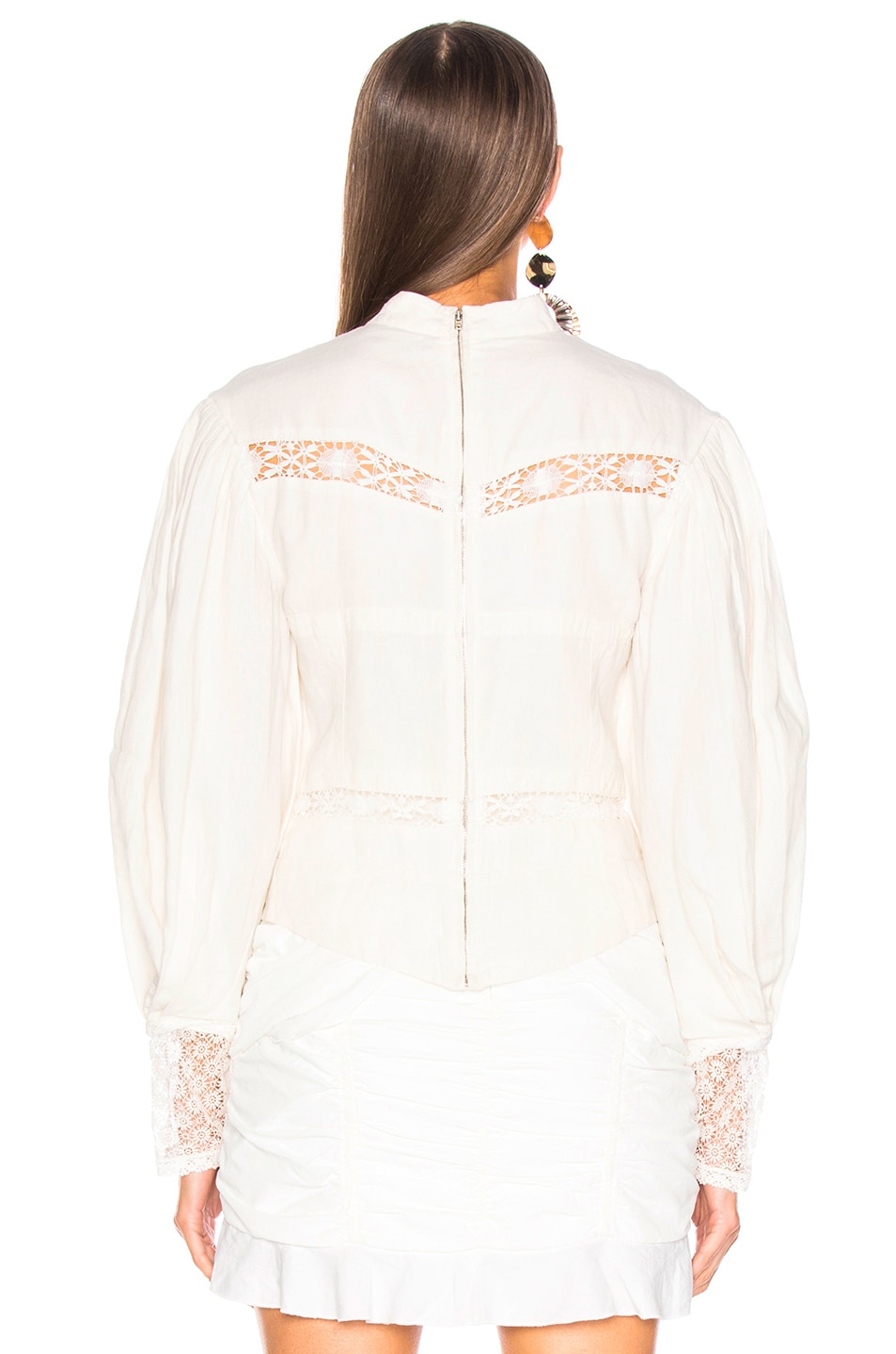 Isabel Marant Lyneth Top in White | FWRD