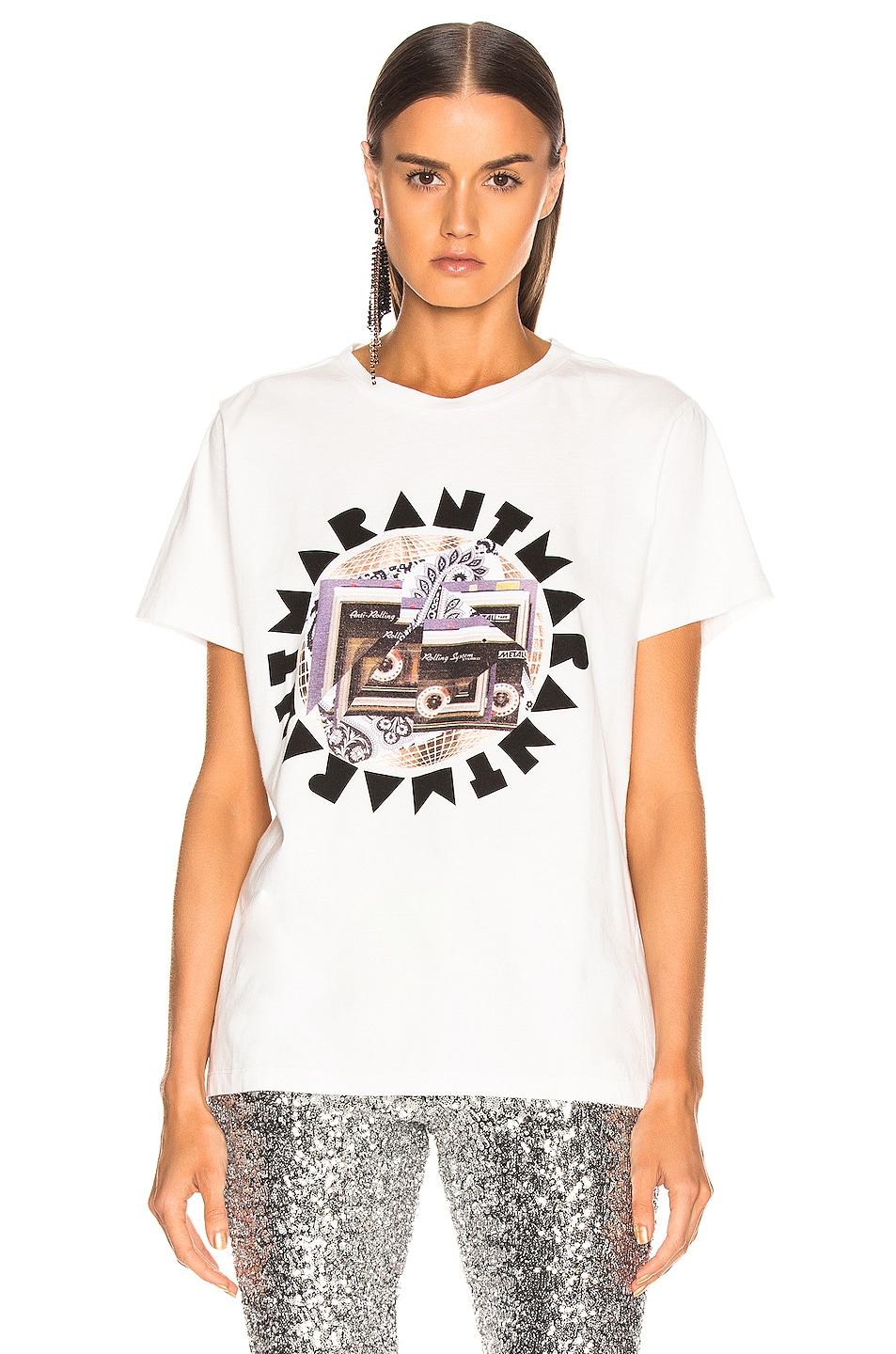 Image 1 of Isabel Marant Zaof Tee in White