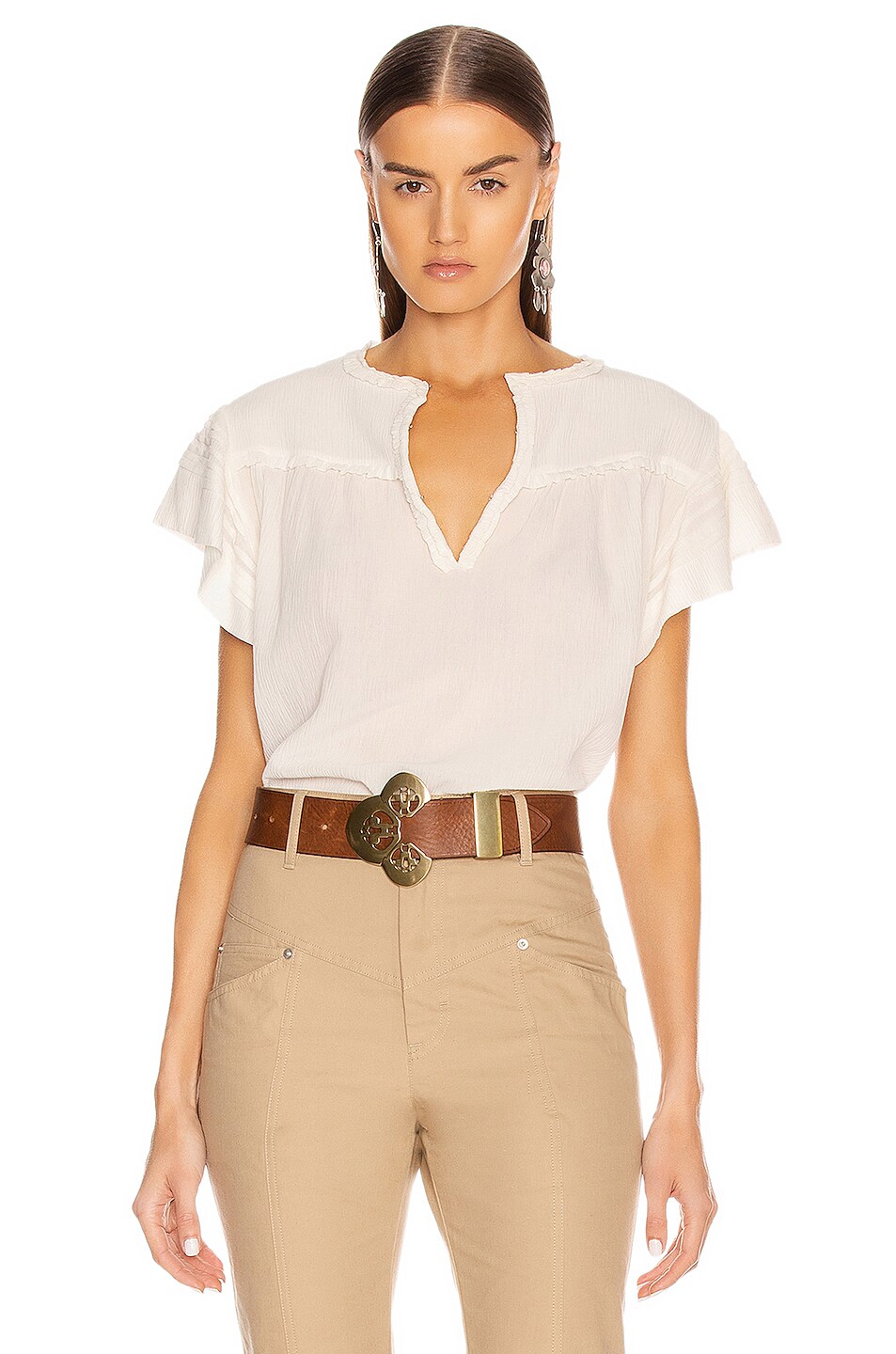 Image 1 of Isabel Marant Irving Top in White