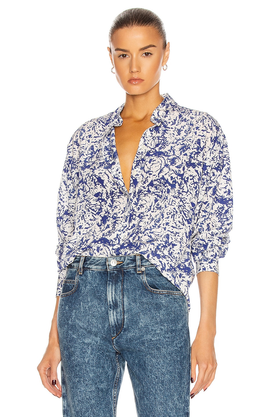 Image 1 of Isabel Marant Cade Top in Blue