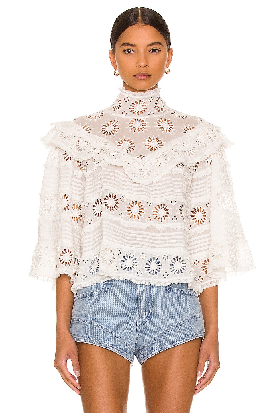 Image 1 of Isabel Marant Dawson Top in White
