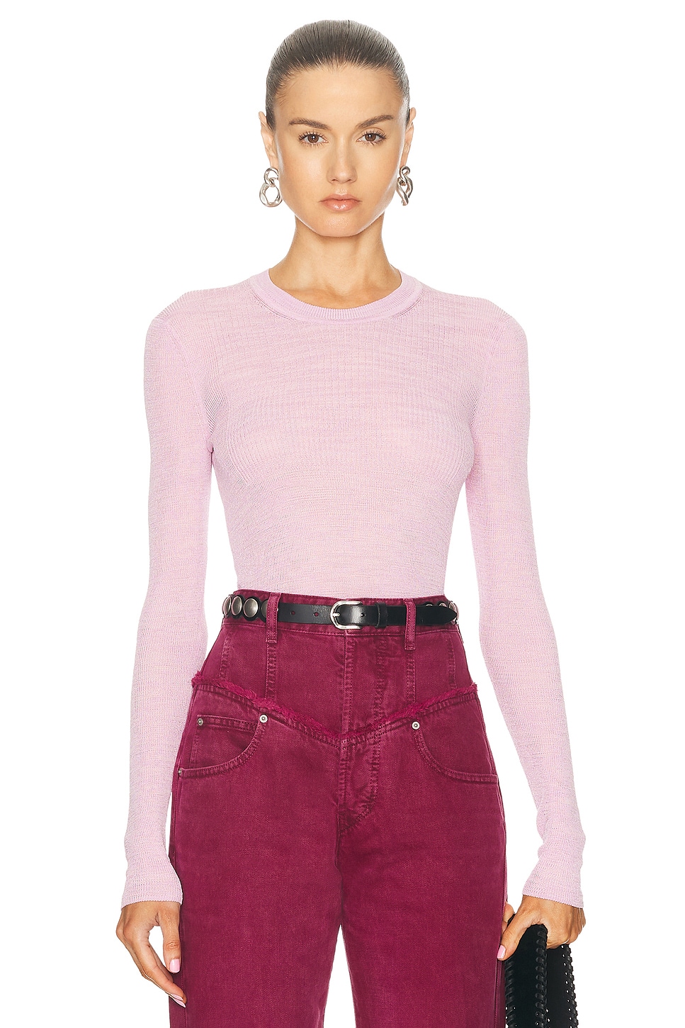Image 1 of Isabel Marant Mora Top in Candy Pink