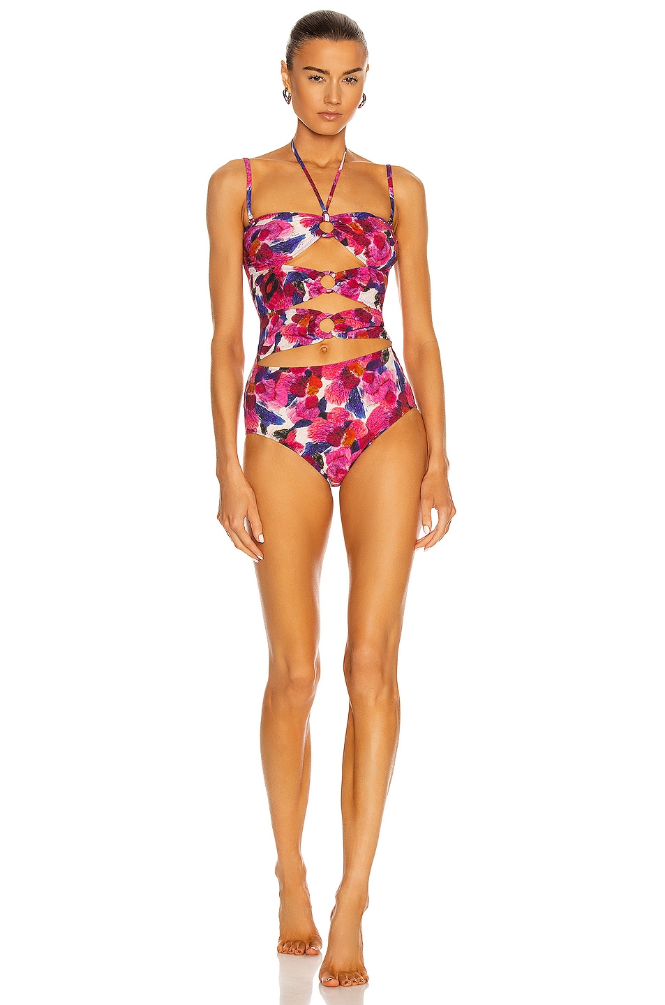 Image 1 of Isabel Marant Stiza Swimsuit in Ecru