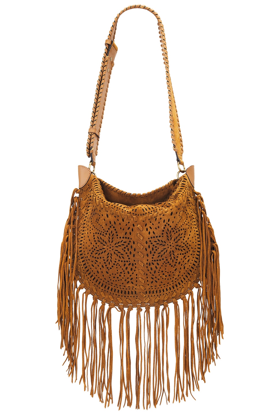 Shop Isabel Marant Oskan Soft Bag In Cognac