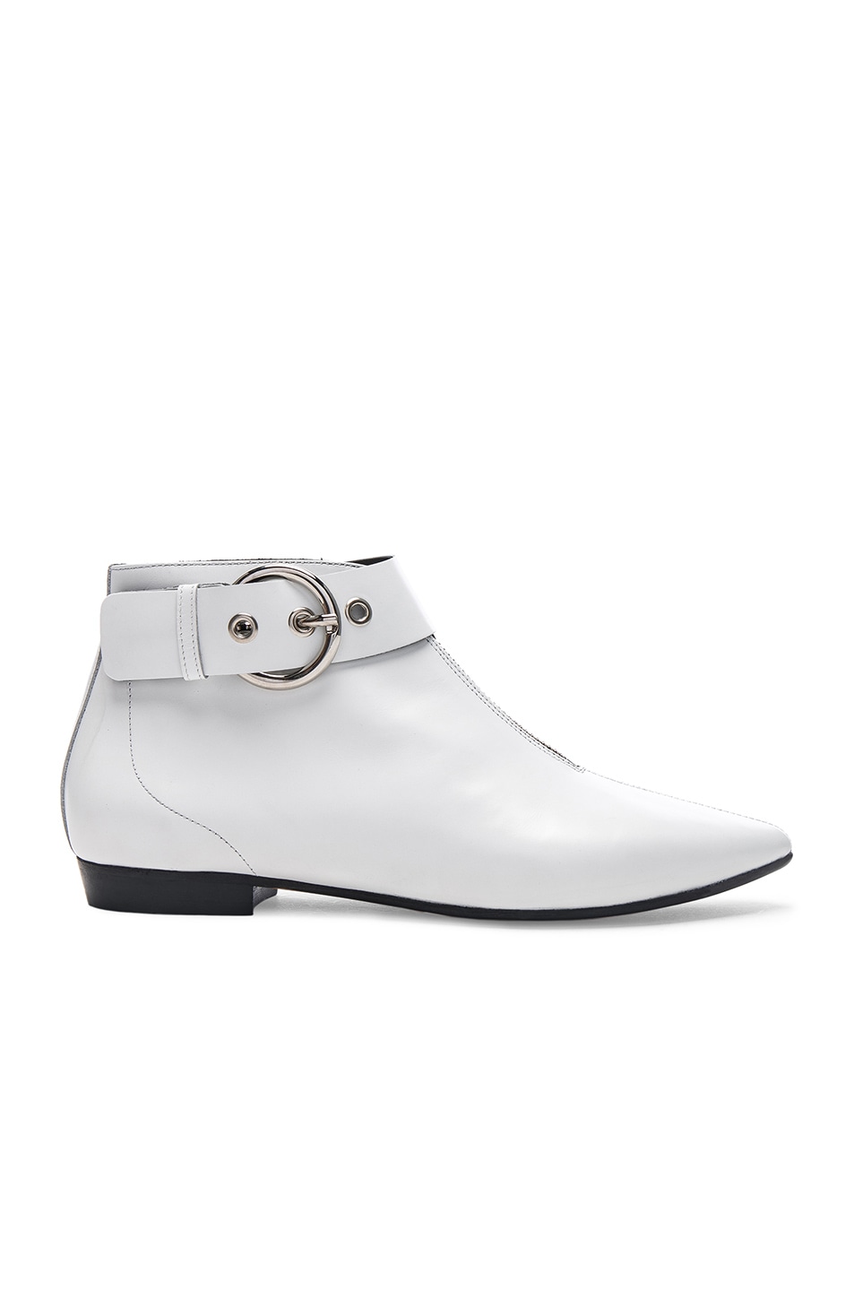 Image 1 of Isabel Marant Leather Rilows Ankle Boots in White